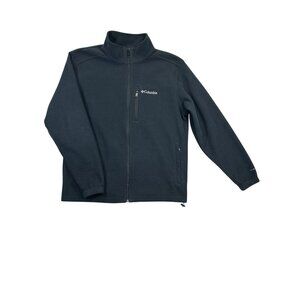 Columbia Jacket‎ Mens Large Black Fleece Omni-Heat Full-Zip